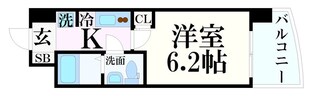 三ノ宮駅 徒歩15分 2階の物件間取画像